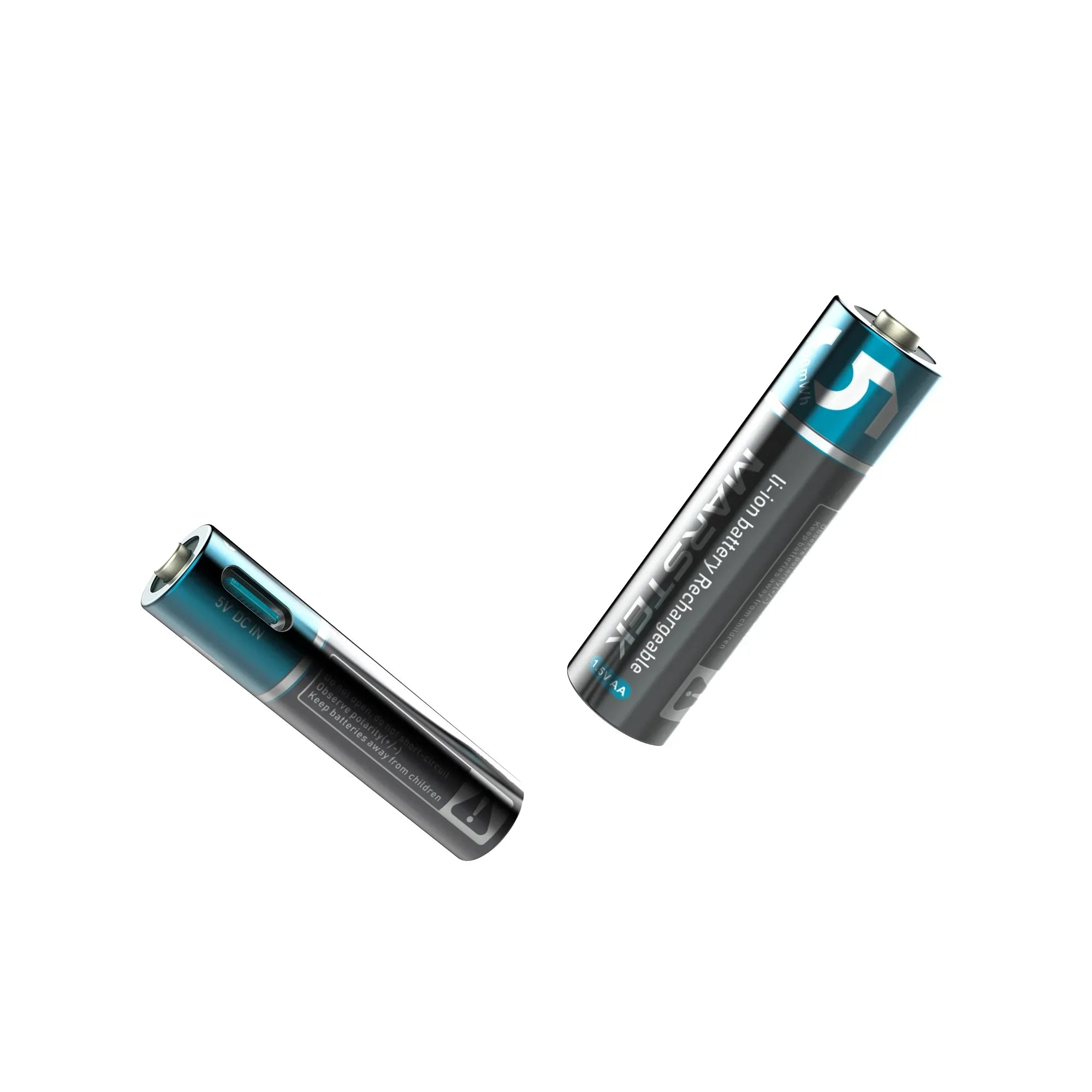 MARSTEK wiederaufladbarer Li-Ion-Akku mit USB-C-Anschluss