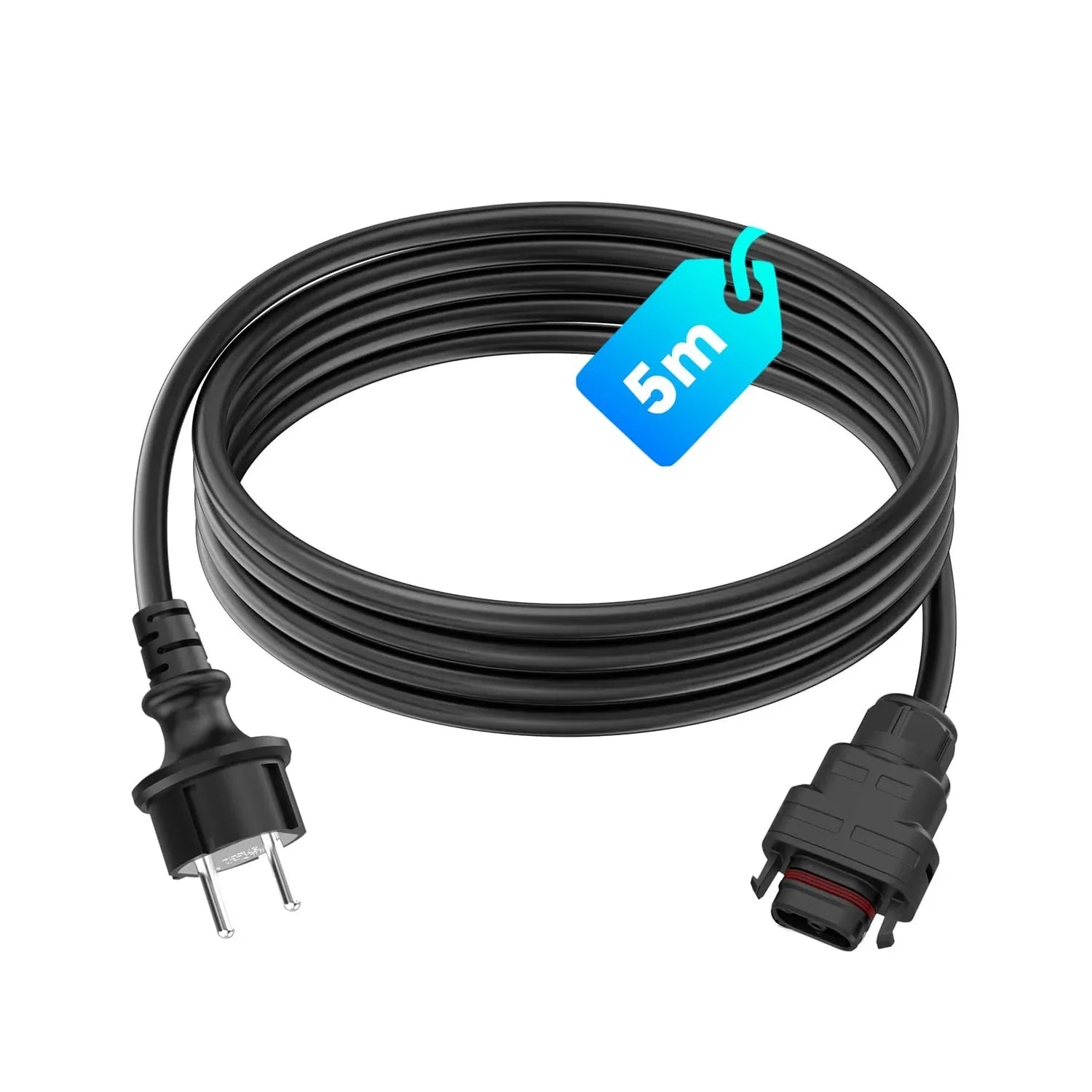 MARSTEK 5m AC-Kabel PECO-B auf Schuko für 800W