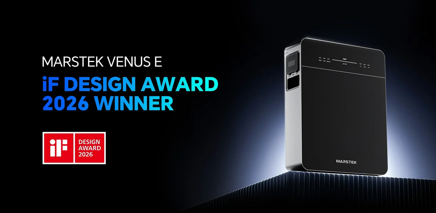 MARSTEK VENUS E gewinnt den iF Design Award 2026 – intelligenter Batteriespeicher mit modernem Design