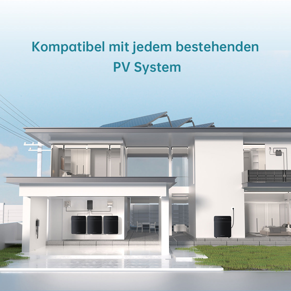 Marstek Venus-E GEN 3.0 AC gekoppeltes Energiespeichersystem