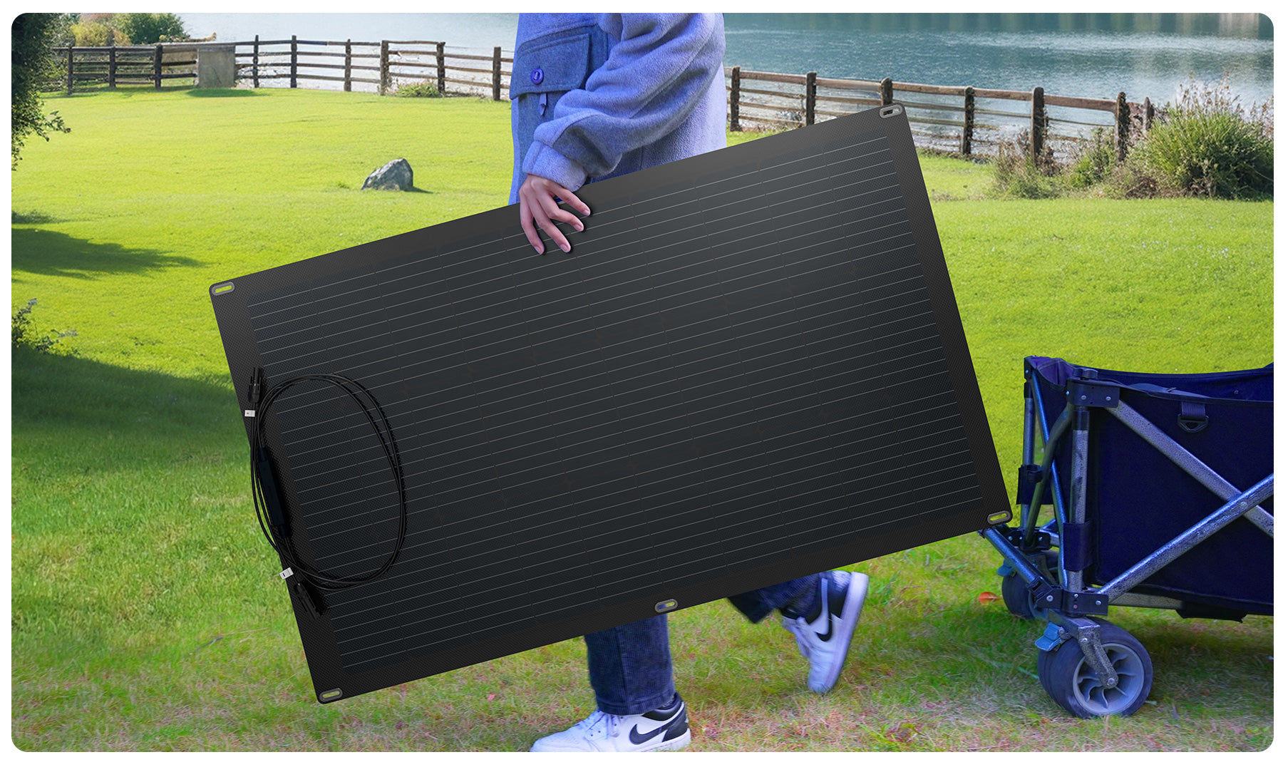 Marstek Apollo 110W / 220W Flexibles Solarpanel (4er-Pack)