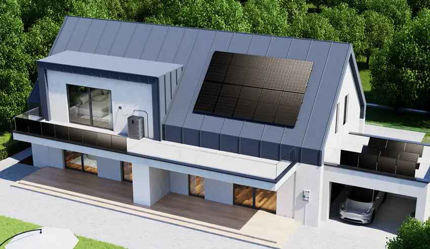 MARSTEK Jupiter C plus + 900Wp Bifaziales Solarmodul