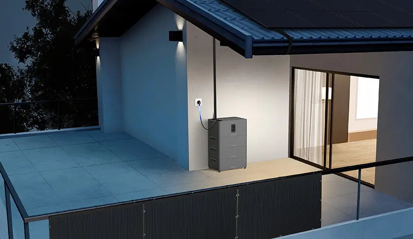 MARSTEK Jupiter C plus + Erweiterungsakku + 1800Wp Bifaziales Solarmodul
