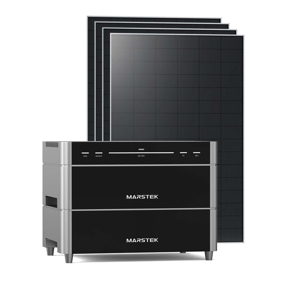 Venus A + Erweiterungsakkus + 1800Wp Bifaziales Solarmodul