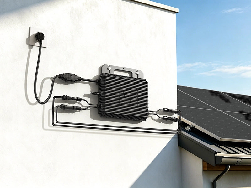 Balcony power plant without storage